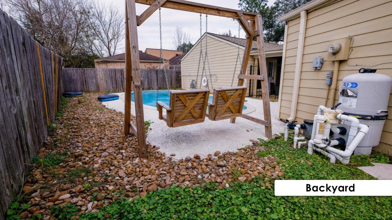فيلا Pool House, 20 Minutes From Dt 4Bdr For 10 Guests - Winkleman هيوستن المظهر الخارجي الصورة